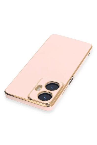 Realme C55 Kılıf Volet Silikon - Pembe - Resim 4