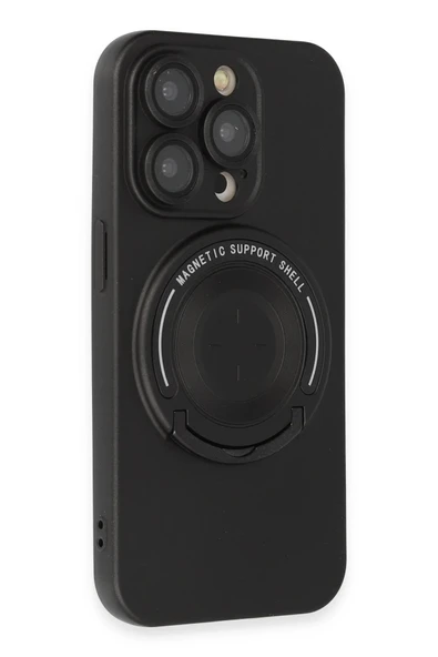 iPhone 13 Pro Kılıf Lukka Magneticsafe Kapak - Siyah - Resim 2