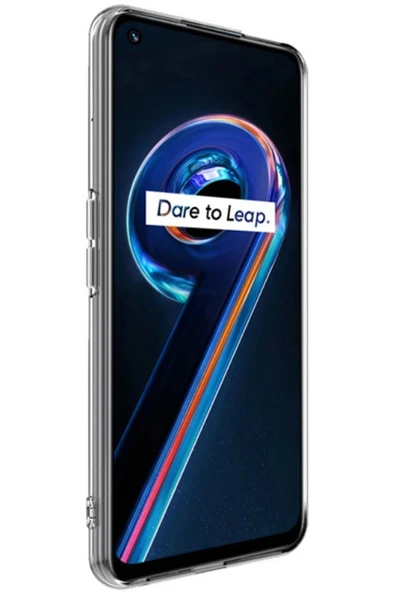 Realme 9 Pro 5G Kılıf Lüx Şeffaf Silikon - Resim 2