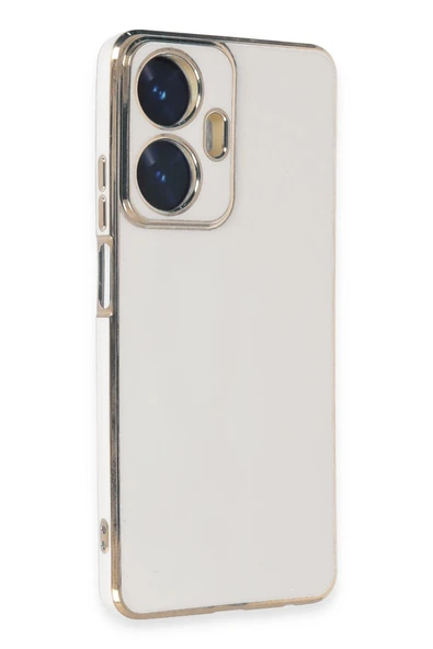 Realme C55 Kılıf Volet Silikon - Beyaz - Resim 3