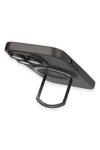 iPhone 13 Pro Kılıf Lukka Magneticsafe Kapak - Siyah - Resim 3