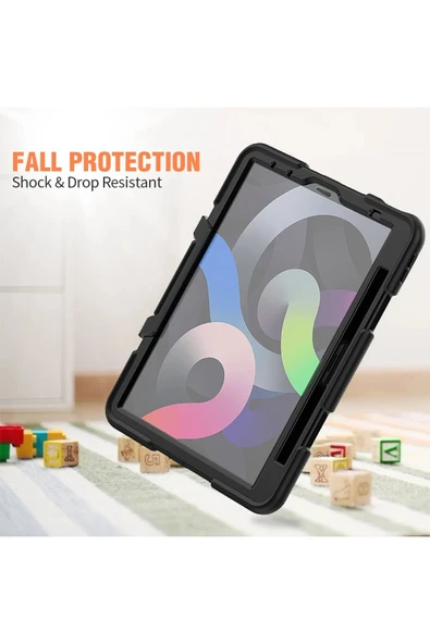 iPad Pro 11 (2020) Kılıf Griffin Tablet Kapak - Siyah - Resim 5