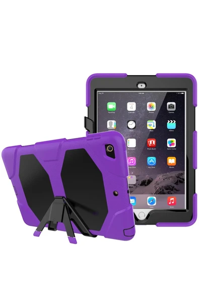 iPad 5 Air 9.7 Kılıf Griffin Tablet Kapak - Mor - Resim 3