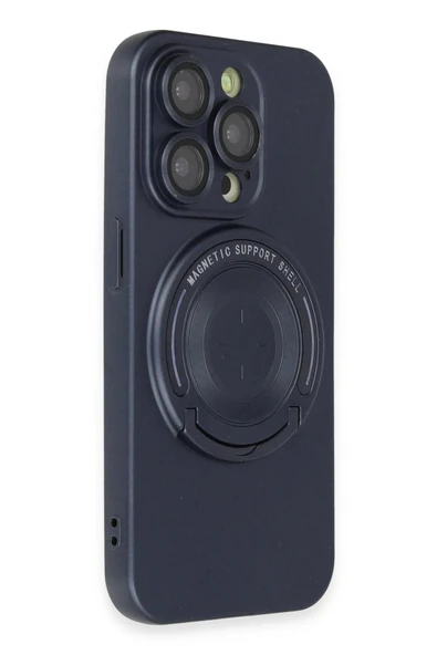 iPhone 14 Pro Kılıf Lukka Magneticsafe Kapak - Lacivert - Resim 2