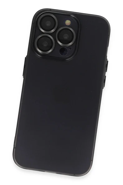 iPhone 13 Pro Kılıf Luko Lens Silikon - Siyah - Resim 3