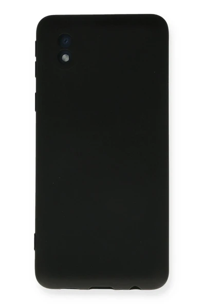 Samsung Galaxy A01 Core Kılıf Nano içi Kadife Silikon - Siyah ürün görseli