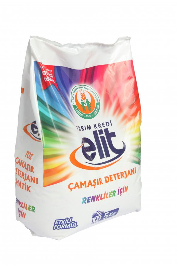 Tarım Kredi Elit Matik Toz Deterjan Renkliler 5 Kg