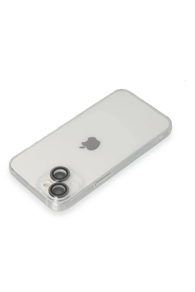 iPhone 14 Kılıf Luko Lens Silikon - Siyah - Resim 3