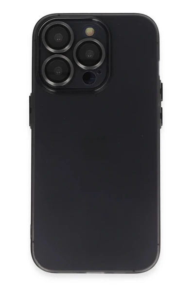 iPhone 13 Pro Max Kılıf Luko Lens Silikon - Siyah ürün görseli