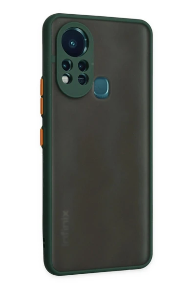 İnfinix Hot 11s Kılıf Montreal Silikon Kapak - Yeşil - Resim 2