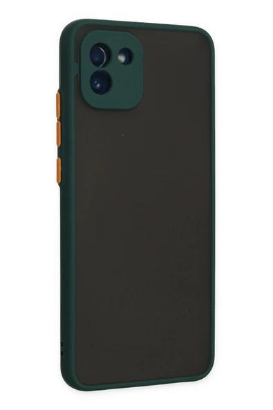 Samsung Galaxy A03 Kılıf Montreal Silikon Kapak - Yeşil - Resim 2