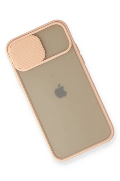 iPhone 11 Pro Kılıf Palm Buzlu Kamera Sürgülü Silikon - Pembe - Resim 3