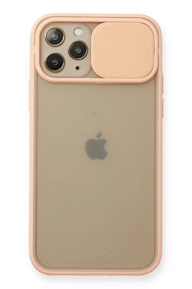 iPhone 11 Pro Kılıf Palm Buzlu Kamera Sürgülü Silikon - Pembe ürün görseli