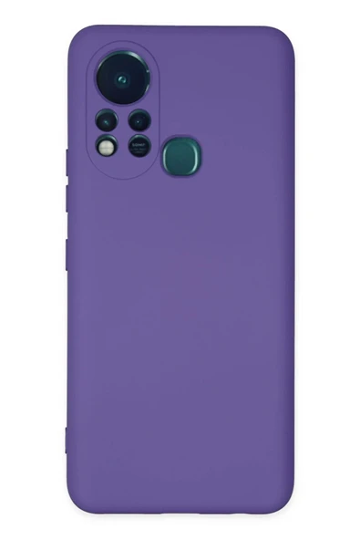 İnfinix Hot 11s Kılıf Nano içi Kadife Silikon - Mor ürün görseli