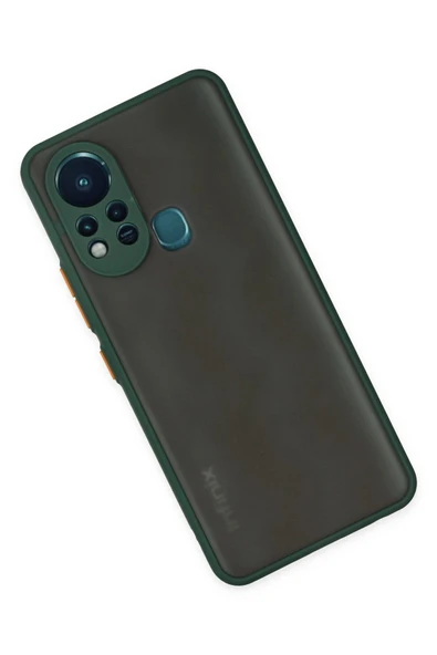 İnfinix Hot 11s Kılıf Montreal Silikon Kapak - Yeşil - Resim 3