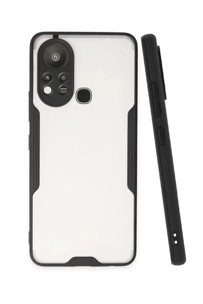 İnfinix Hot 11s Kılıf Platin Silikon - Siyah ürün görseli