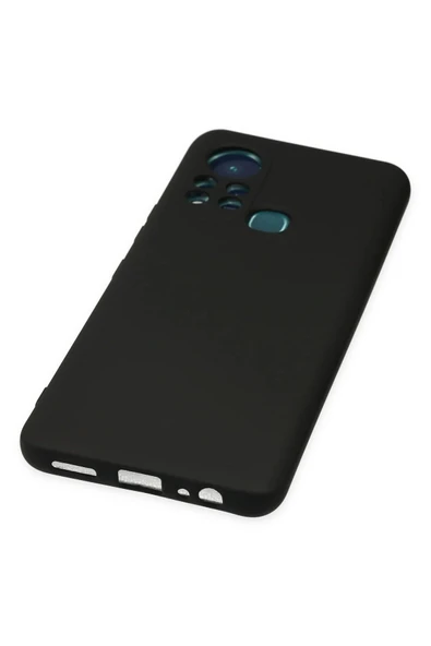 İnfinix Hot 11s Kılıf Nano içi Kadife Silikon - Siyah - Resim 4