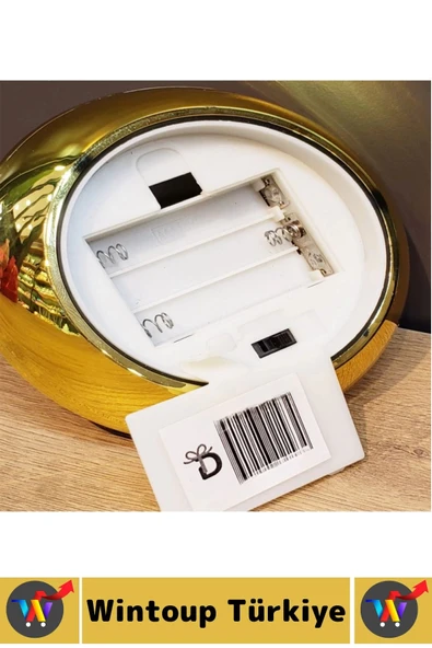 Premium Konsept Hediyelik Dekoratif Nostaljik LED Işık Alev Görünümlü Çok Şık Pilli GOLD Mum Lamba - Resim 3