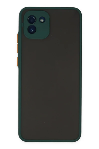 Samsung Galaxy A03 Kılıf Montreal Silikon Kapak - Yeşil ürün görseli