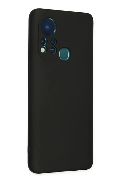 İnfinix Hot 11s Kılıf Nano içi Kadife Silikon - Siyah - Resim 2