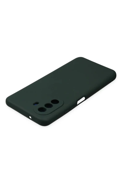 Huawei Nova Y70 Kılıf Nano içi Kadife Silikon - Koyu Yeşil - Resim 5