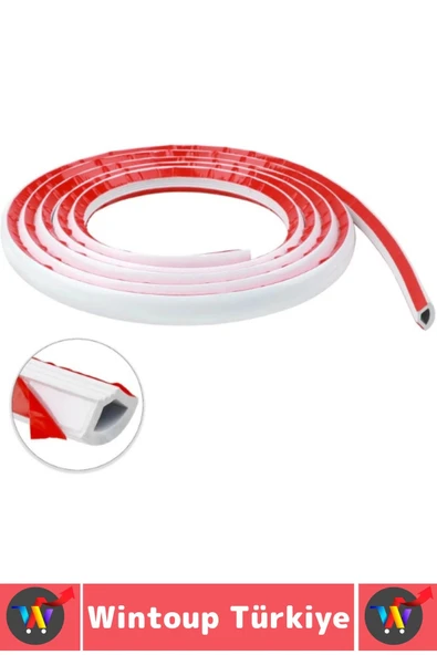 Uzun Ömürlü Lavabo Duş Kenarı Su Sızıntısı Önleyen Kendinden Yapışkanlı Su Bariyeri 2 Metre X 2 Adet - Resim 3