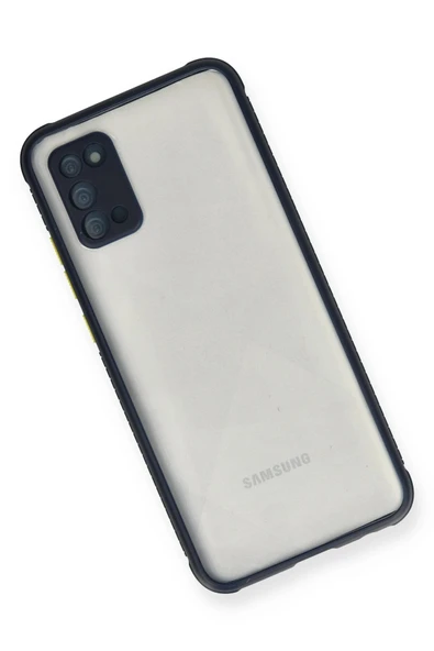 Samsung Galaxy A02S Kılıf Miami Şeffaf Silikon - Lacivert - Resim 3