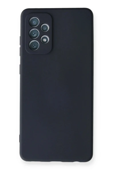 Samsung Galaxy A72 Kılıf Nano içi Kadife Silikon - Lacivert ürün görseli