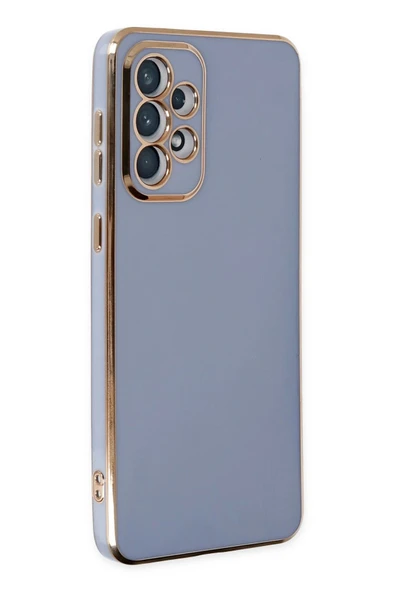 Samsung Galaxy A73 5G Kılıf Volet Silikon - Mavi - Resim 3