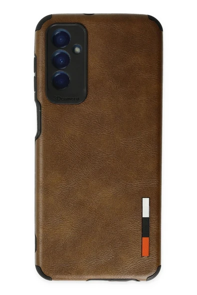 Samsung Galaxy M13 Kılıf Loop Deri Silikon - Kahverengi ürün görseli