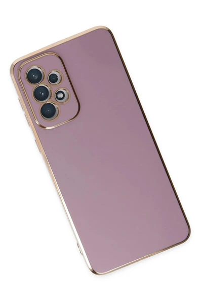 Samsung Galaxy A73 5G Kılıf Volet Silikon - Mor - Resim 2