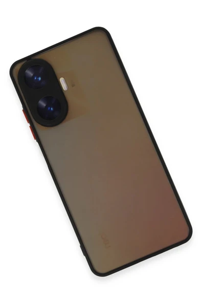 Realme C55 Kılıf Montreal Silikon Kapak - Siyah - Resim 5