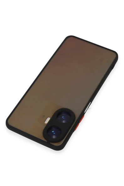 Realme C55 Kılıf Montreal Silikon Kapak - Siyah - Resim 4