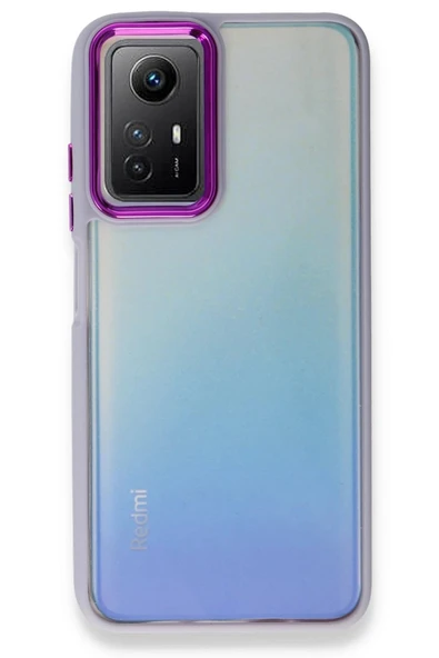 Xiaomi Redmi Note 12S Kılıf Dora Kapak - Lila - Resim 2
