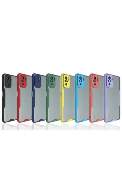 Xiaomi Redmi Note 10 Kılıf Platin Silikon - Sarı - Resim 2