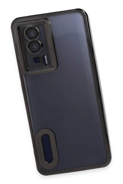 Xiaomi Poco F5 Pro Kılıf Slot Silikon - Siyah - Resim 3