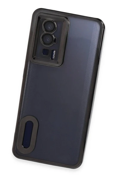 Xiaomi Poco F5 Pro Kılıf Slot Silikon - Siyah - Resim 4