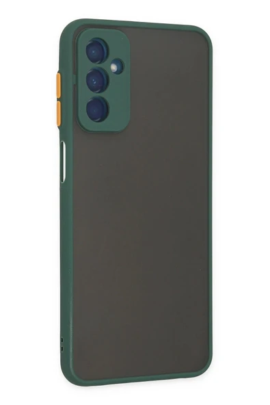 Samsung Galaxy M13 Kılıf Montreal Silikon Kapak - Yeşil - Resim 3