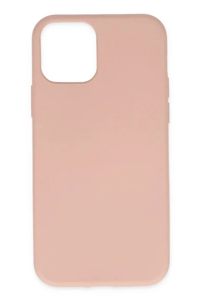 iPhone 11 Pro Kılıf Nano içi Kadife Silikon - Pudra ürün görseli