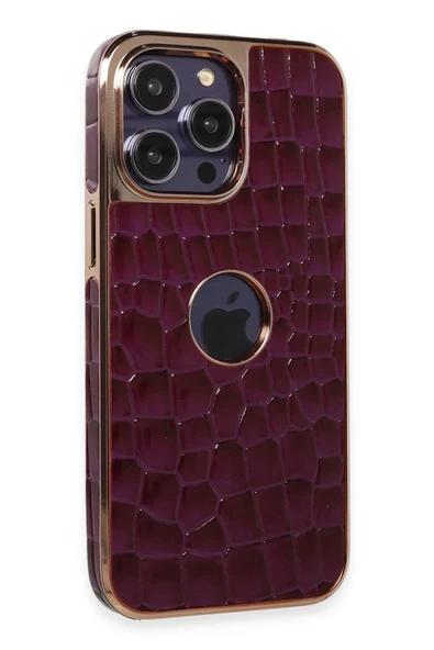 iPhone 14 Pro Kılıf Snake Kapak - Derin Mor ürün görseli