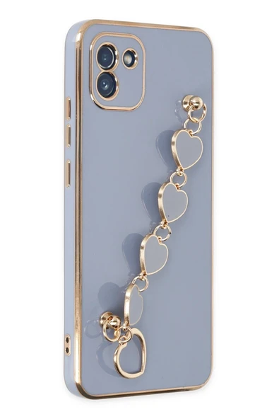 Samsung Galaxy A03 Kılıf Esila Silikon - Gri ürün görseli