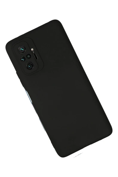 Xiaomi Redmi Note 10 Pro Kılıf First Silikon - Siyah - Resim 2