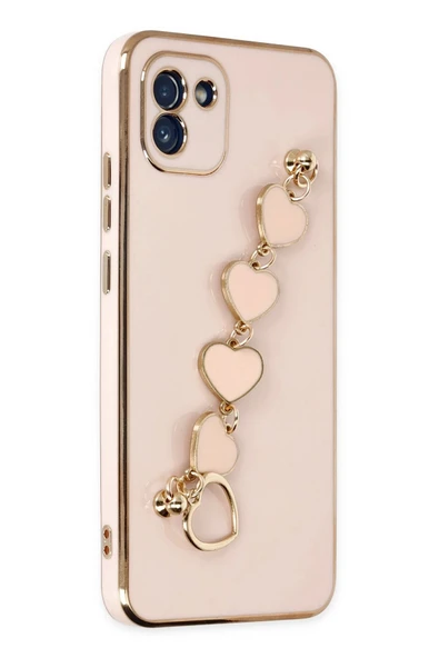 Samsung Galaxy A03 Kılıf Esila Silikon - Pudra ürün görseli