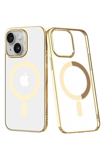 iPhone 14 Plus Kılıf Element Magneticsafe Sert Kapak - Gold ürün görseli