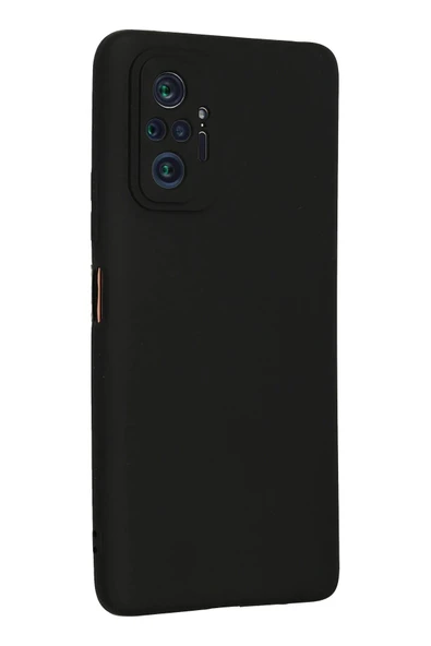 Xiaomi Redmi Note 10 Pro Kılıf First Silikon - Siyah - Resim 3