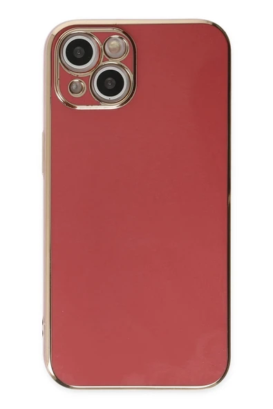 iPhone 14 Plus Kılıf Volet Silikon - Kırmızı - Resim 2