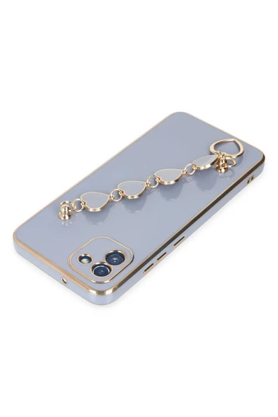 Samsung Galaxy A03 Kılıf Esila Silikon - Gri - Resim 5