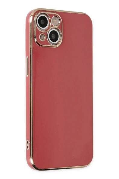 iPhone 14 Plus Kılıf Volet Silikon - Kırmızı ürün görseli