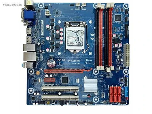 Pegatron Q87-M1 LGA1150 H87 microATX ANAKART 2.EL KULLANILMIŞ ürün görseli 1