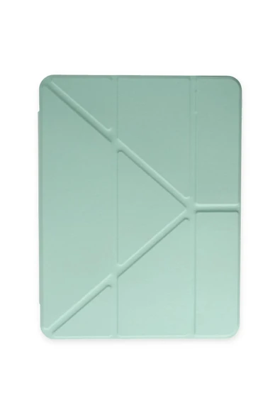 iPad Pro 12.9 (2021) Kılıf Kalemlikli Mars Tablet Kılıfı - Açık Yeşil ürün görseli